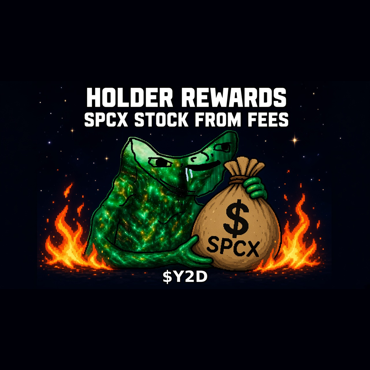 $Y2D meme — Holder rewards